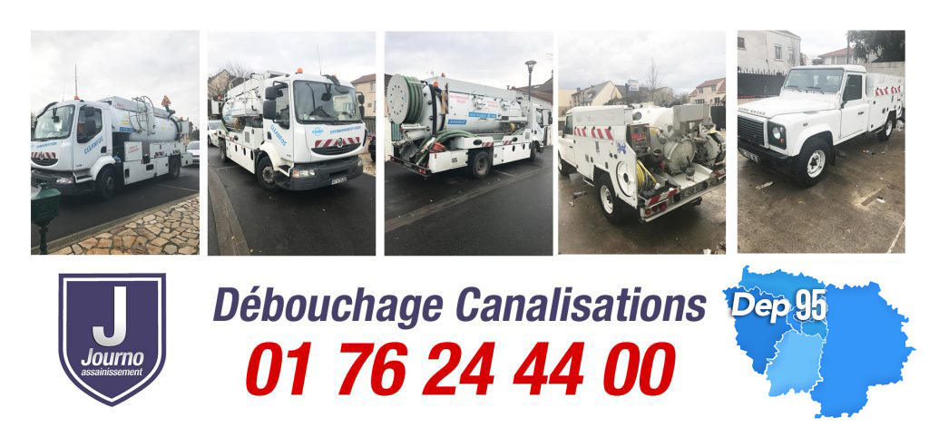 Débouchage canalisation 95 - 01 55 79 05 95 Journo